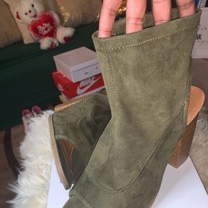 RAMPAGE Peep Toe Bootie